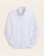 Range Shirt - White Long Sleeve - Button Down Collar