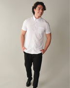 Range Shirt - White Short Sleeve - Button Down Collar