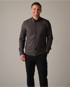 Range Shirt - Charcoal w/ Black Windowpane