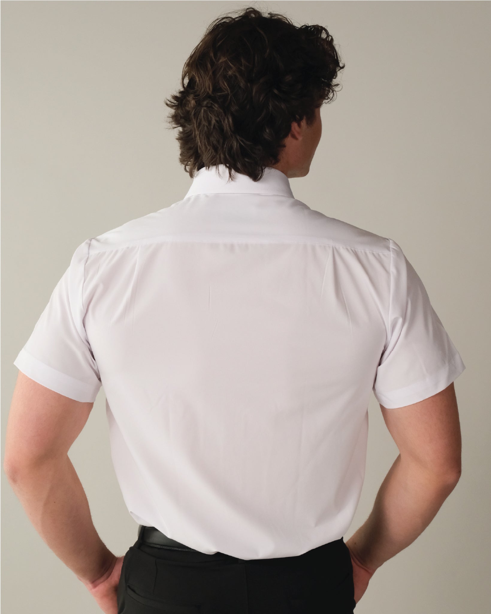 Range Shirt - White Short Sleeve - Pocketless
