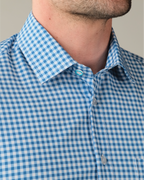 Range Shirt - Royal Blue and White Gingham