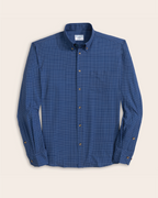 Range Shirt - Navy w/ White and Blue Check