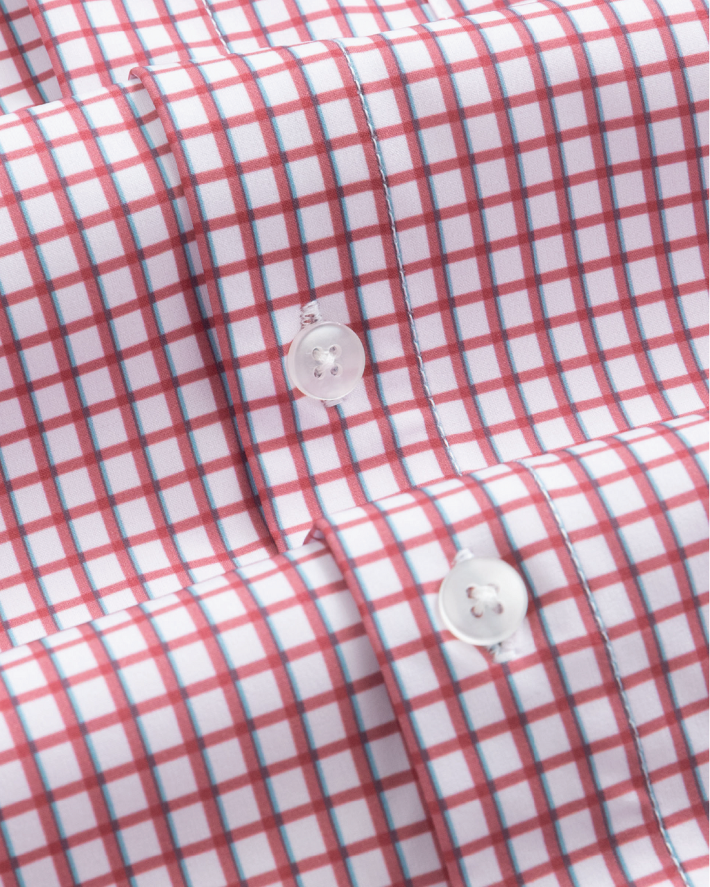 Range Shirt - Red and White w/ Blue Accent