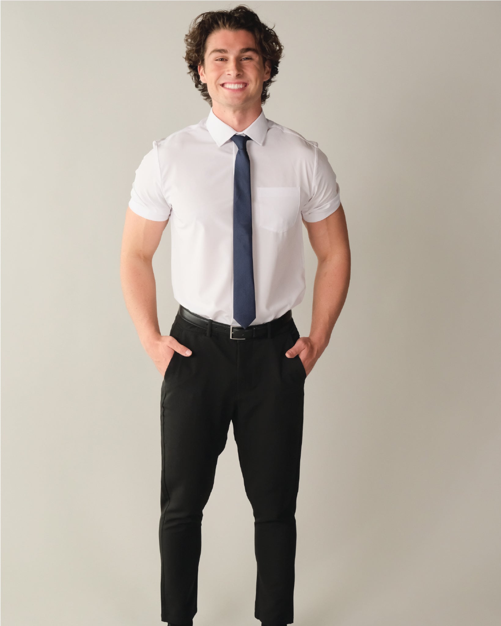 Range Shirt - White Short Sleeve - Tall