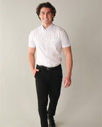 Range Shirt - White Short Sleeve - Button Down Collar