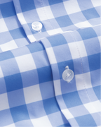 Range Shirt - Ocean Blue and White Large Gingham