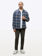 Horizon Tweed Shacket | Atlantic Plaid Classic-Fit