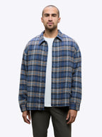 Horizon Tweed Shacket | Atlantic Plaid Classic-Fit