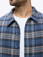 Horizon Tweed Shacket | Atlantic Plaid Classic-Fit