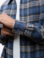 Horizon Tweed Shacket | Atlantic Plaid Classic-Fit