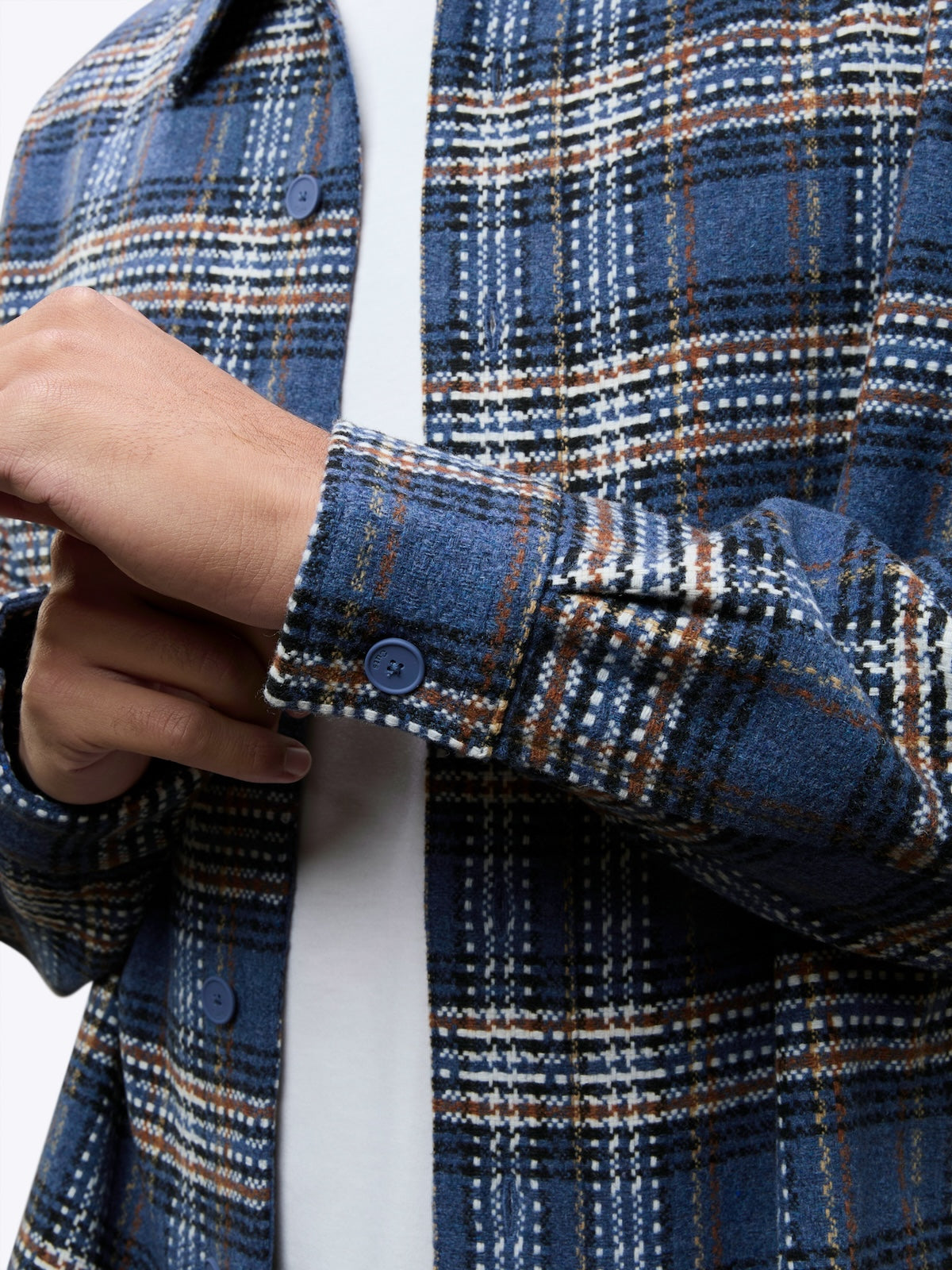 Horizon Tweed Shacket | Atlantic Plaid Classic-Fit