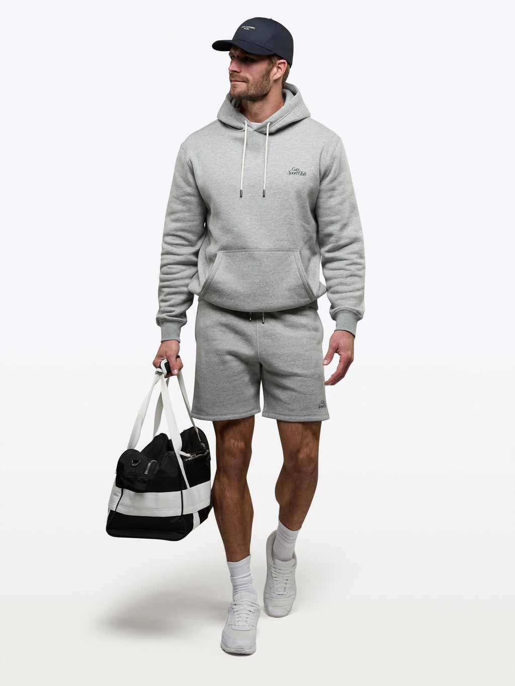 Sport Club Sweatshort | Heather Grey Classic-Fit