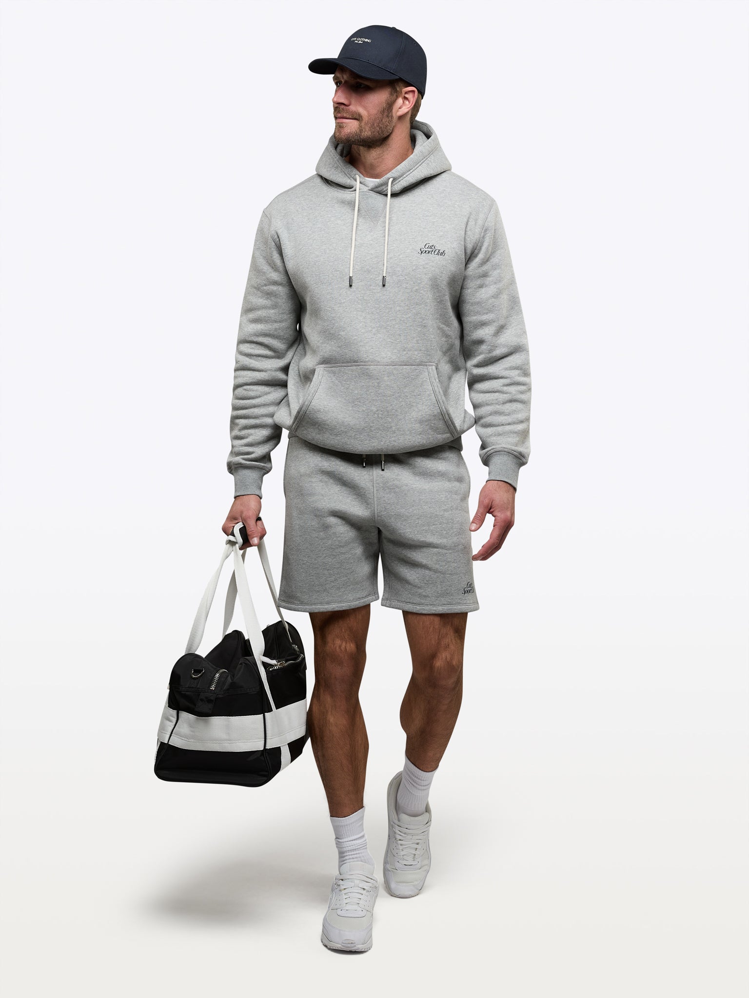Sport Club Sweatshort | Heather Grey Classic-Fit