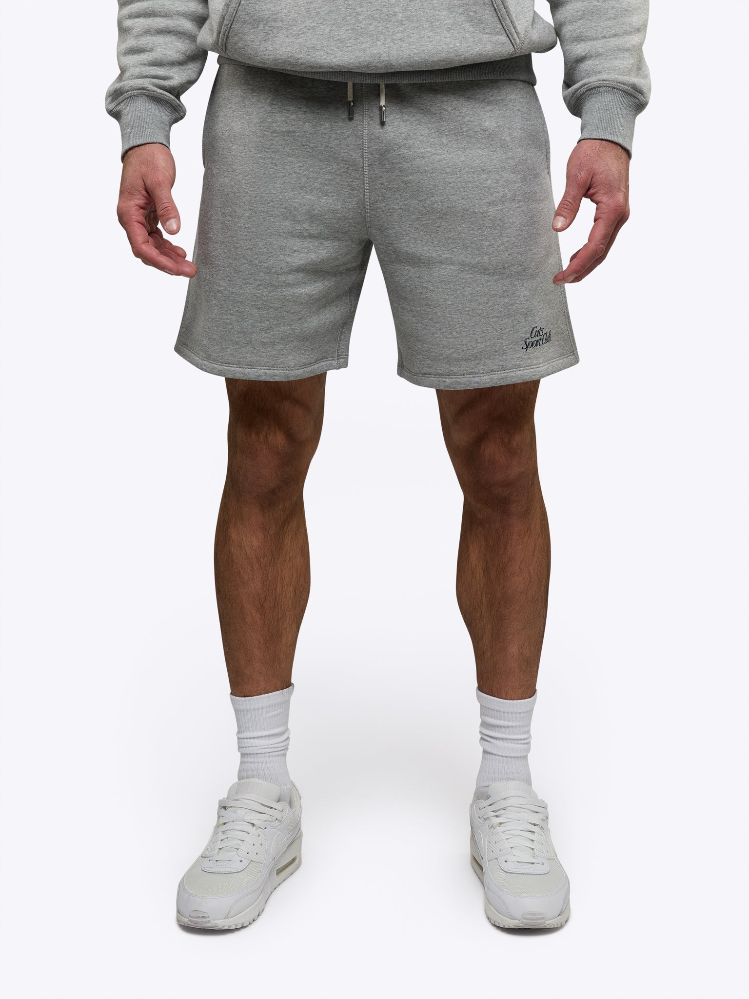 Sport Club Sweatshort | Heather Grey Classic-Fit