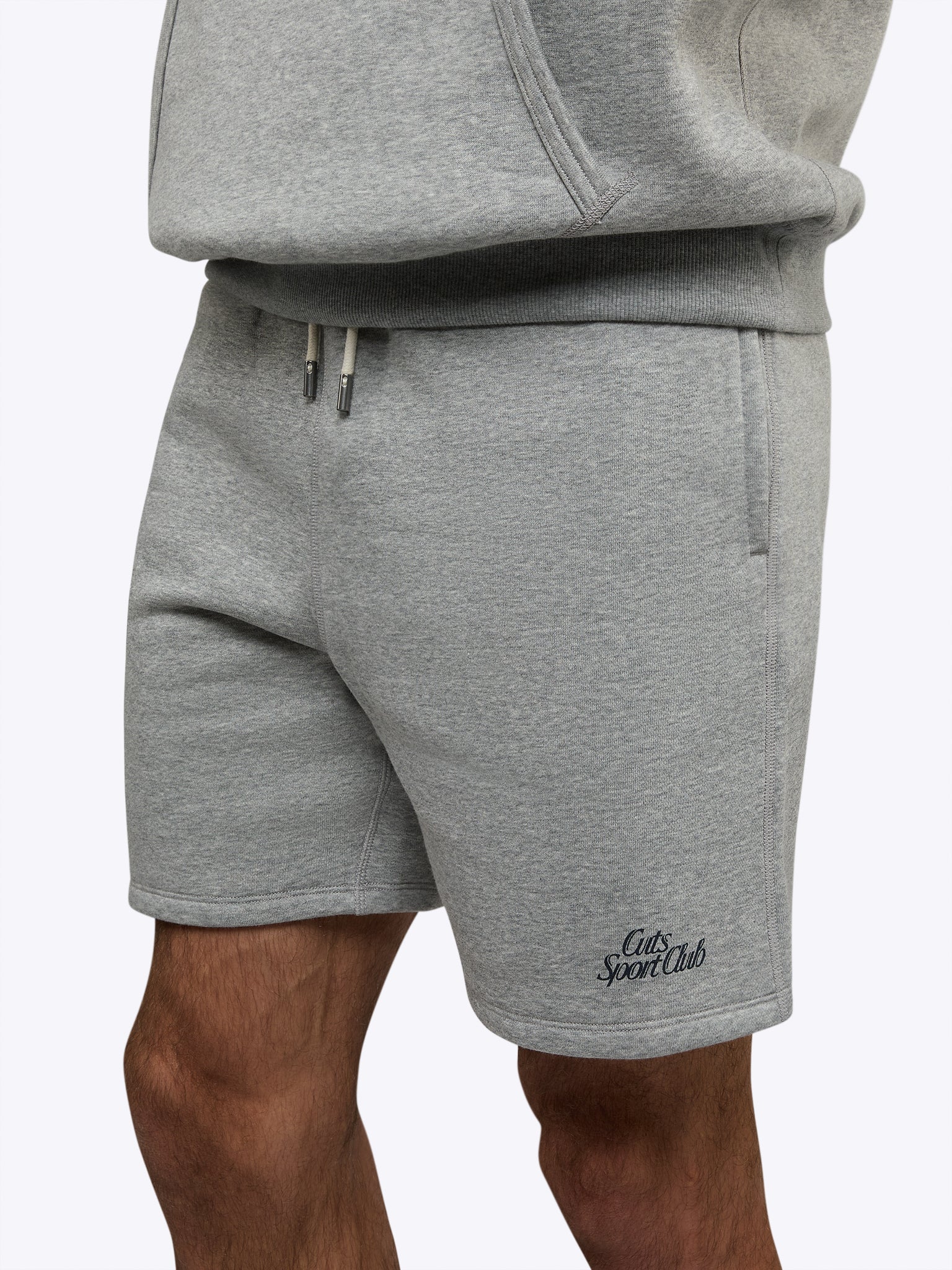 Sport Club Sweatshort | Heather Grey Classic-Fit
