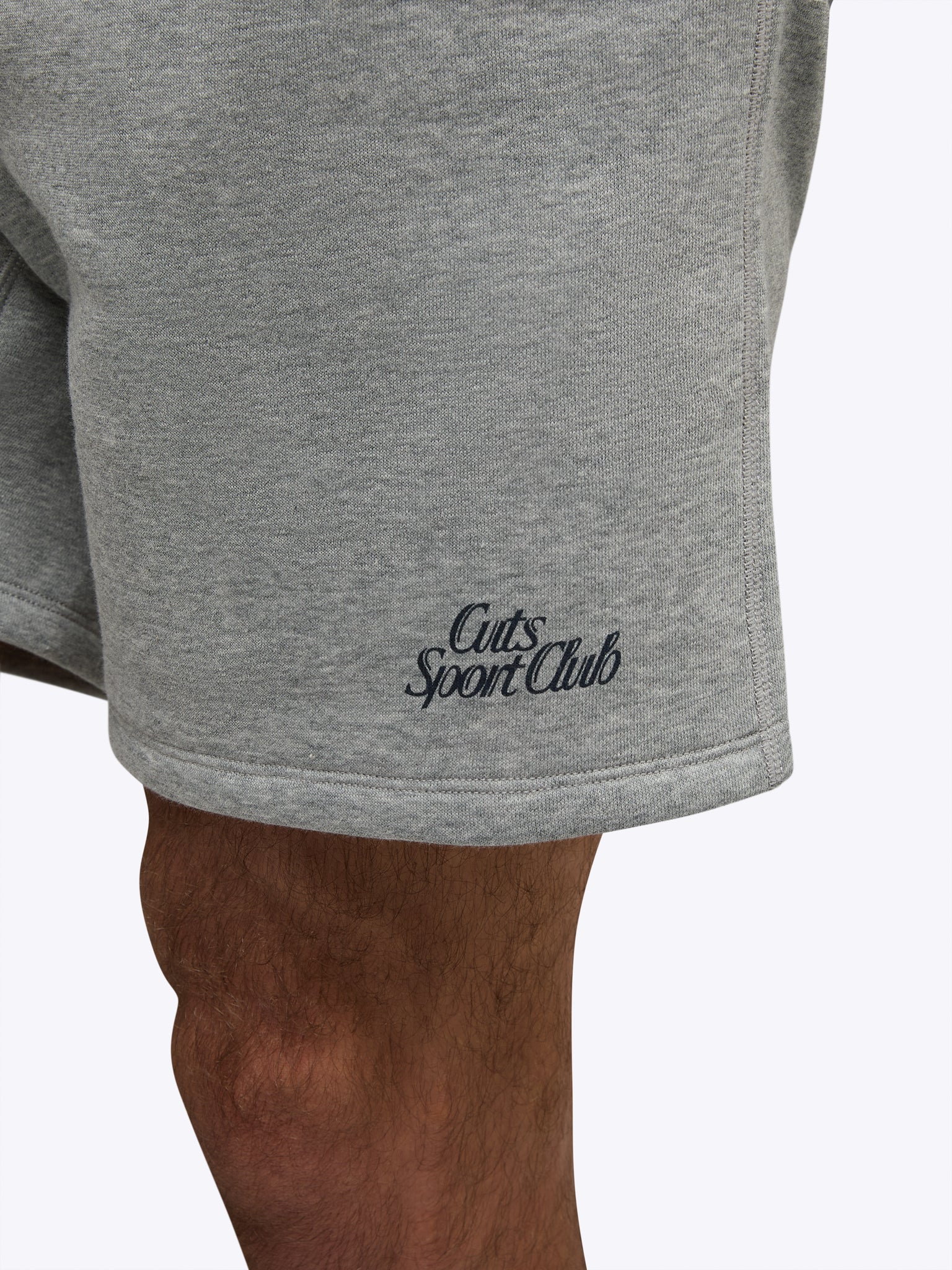 Sport Club Sweatshort | Heather Grey Classic-Fit