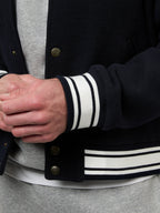 Varsity Bomber | Marine Navy Classic-Fit