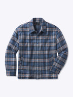 Horizon Tweed Shacket | Atlantic Plaid Classic-Fit