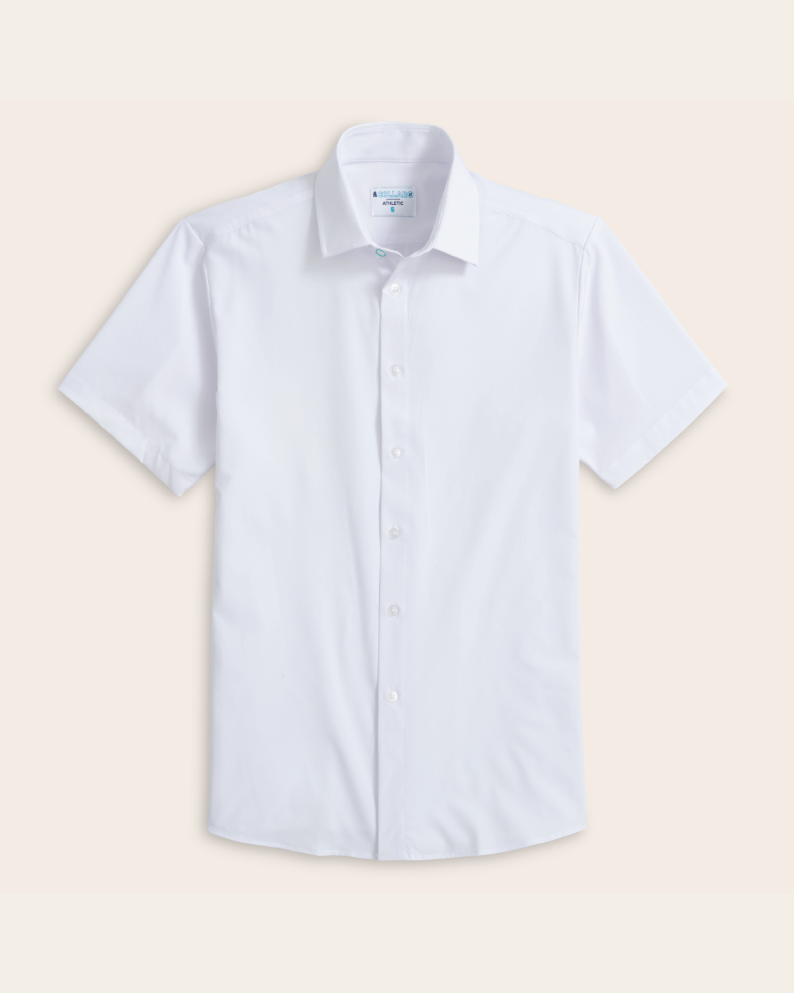 Range Shirt - White Short Sleeve - Pocketless
