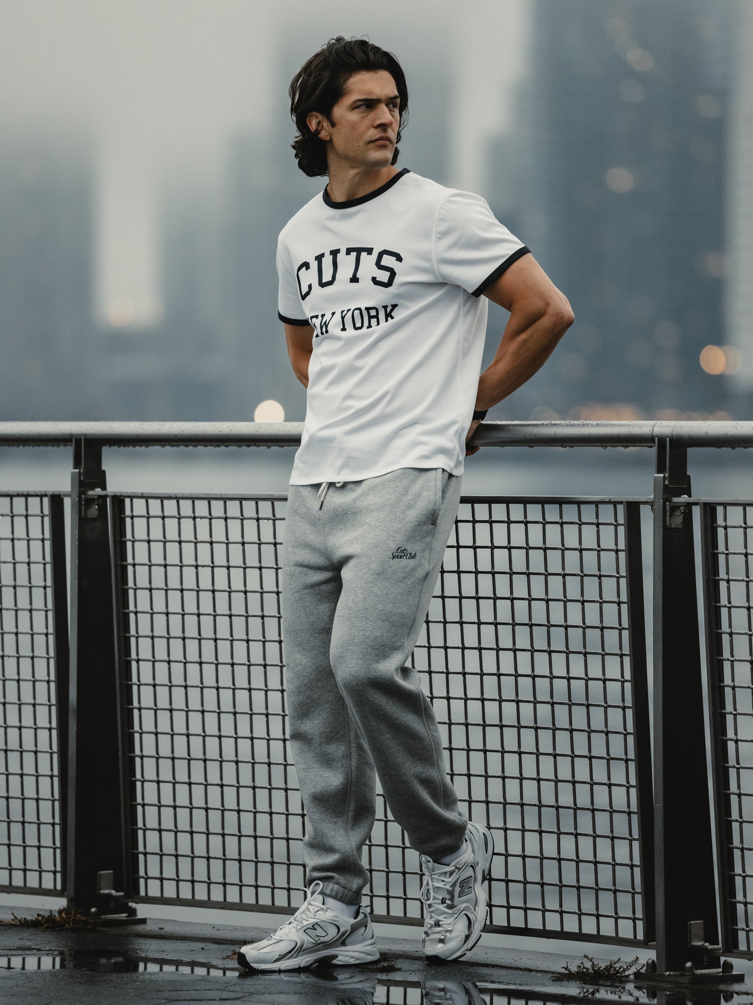 Retro Ringer Tee | Marine Navy Classic-Fit