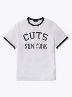 Retro Ringer Tee | Marine Navy Classic-Fit