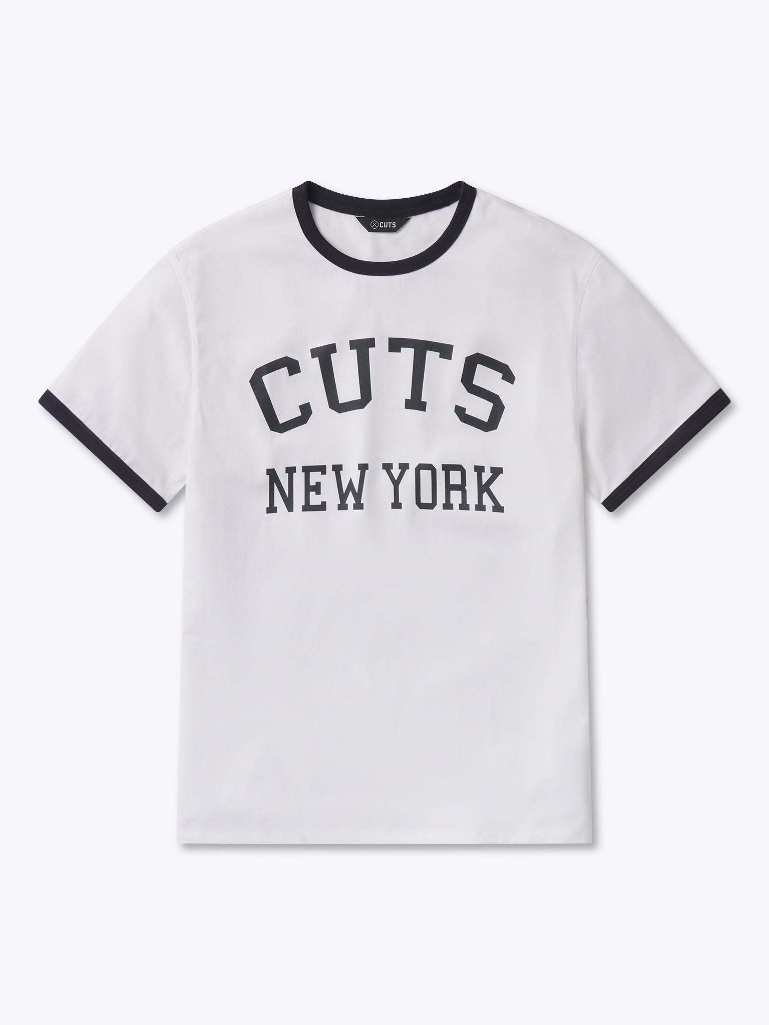 Retro Ringer Tee | Marine Navy Classic-Fit